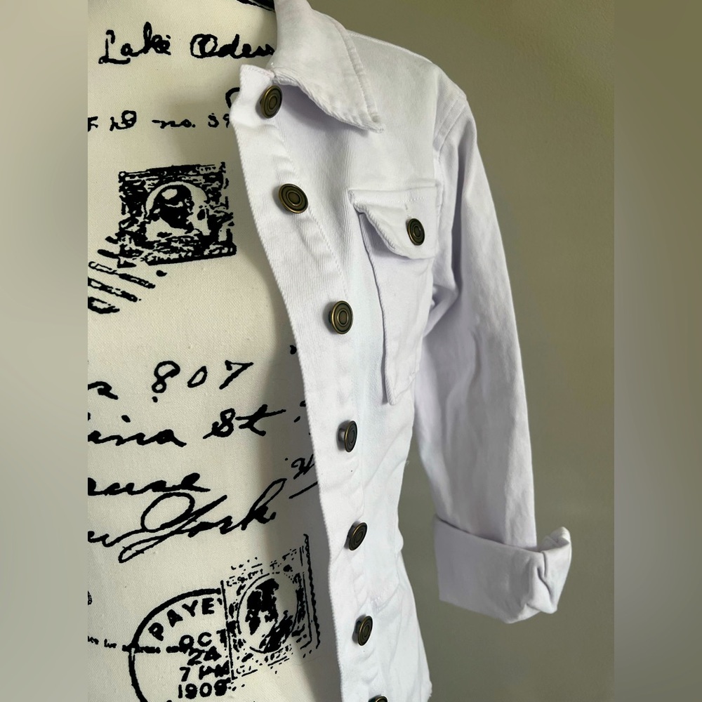 Denim white jacket/dress